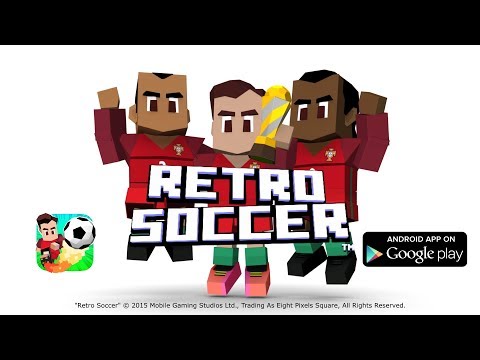 retro soccer arcade football video