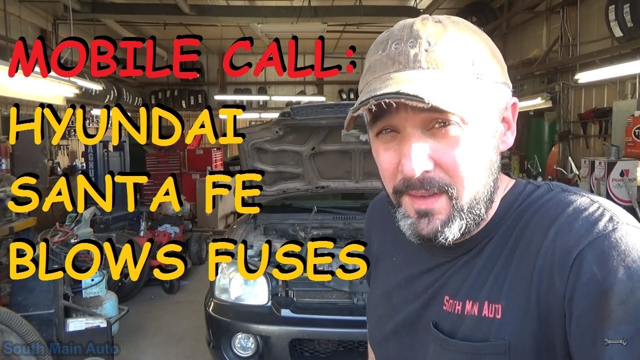 Hyundai Santa Fe - Blows ECU Fuse