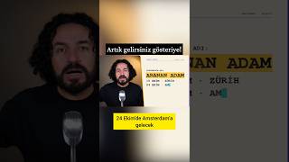 Aranan Adam'a davet! #zürih #amsterdam #hamburg