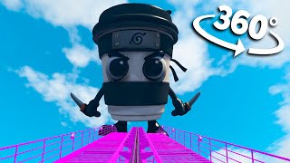 🎢 360° Roller Coaster CAPPUCCINO ASSASSINO MADNESS! | VR 8K