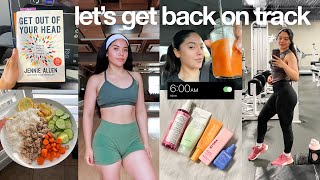 getting back to routine & out of a slump | workouts, supplements, skincare, food, cleaning & work