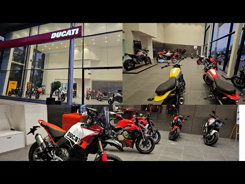 Visiting New Ducati Showroom in Chennai | All Models Walkaround | Italian Super Bikes