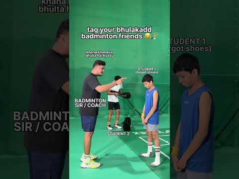 tag them 🏸😂 #badminton #funny #missing