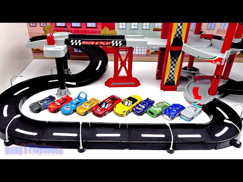 Learning Video for Toddlers and Kids Learn Colors with Race & Play toy set!