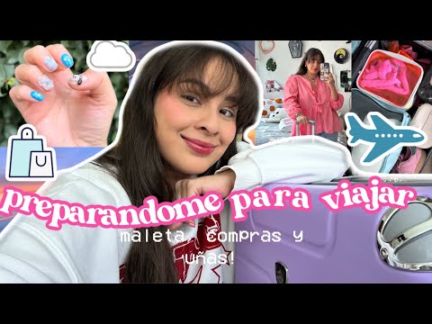 Vlog: Prepárate conmigo para viajar! Maleta, compras y uñas!