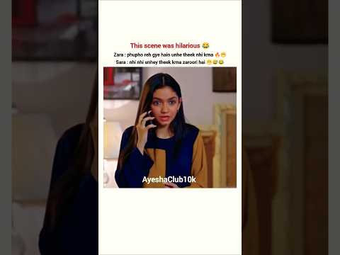 This scene was hilarious 😂😆  #love #ainaasif #fypviral #judwaa #foryou