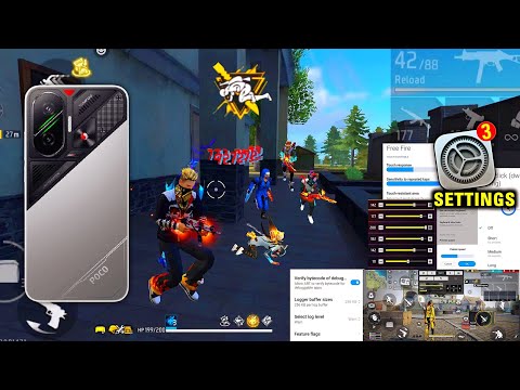 My Settings ⚙️ HUD + SENSI + DPI 📲 Poco F7 FREE FIRE [HIGHLIGHTS] 🔥
