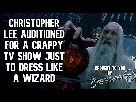 Christopher Lee Auditioned For a Crappy TV Show Just to Dress Like a Wizard