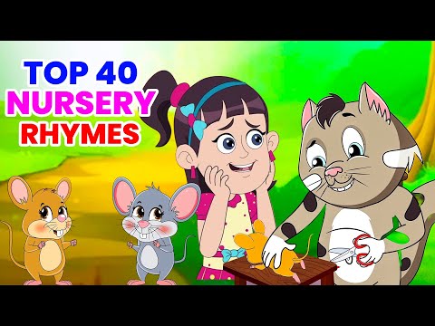Top Ten Most Popular Nursery Rhymes Jukebox Vol. 2 with Lyrics (Subtitles) and Action