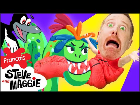Camping effrayant avec le NOUVEAU Bigfoot ET PLUS pour les enfants de Steve et Maggie Français