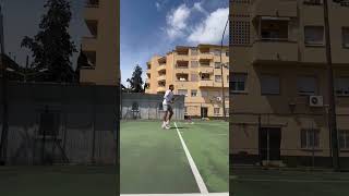 Hit, Reset, Focus and Repeat ft. Facu Grasso  #shorts #shortvideo #tennis #tennisplayer #newshorts