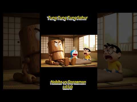 Brainrot Tung Tung Tung vs Doraemon and Chaien