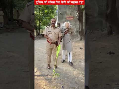 पुलिस को धोखा देना कैदी को महंगा पड़ा🤔~mini wood toy-wood working arts skills/hands crafts #shorts