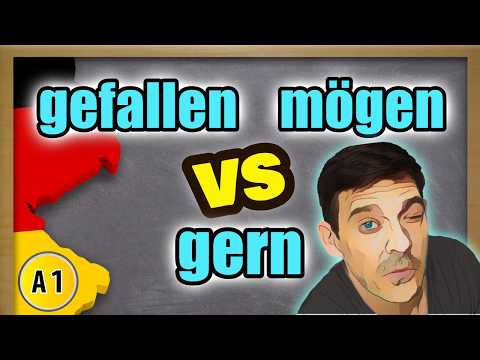 How to say 'LIKE' in German and the difference between "gefallen" & "mögen" 🎯