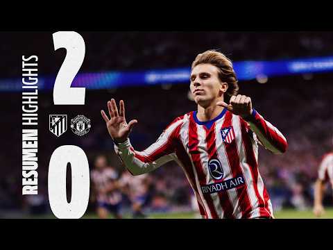 ملخص المباراة أتلتيكو مدريد - مان يونايتد