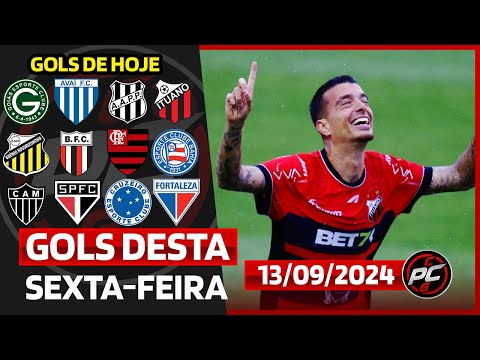 ⚽️ TODOS OS GOLS DESTA SEXTA 13/09/2024 GOLS DE HOJE, GOLS DO DIA, GOLS DO BRASILEIRÃO (COMPLETO)