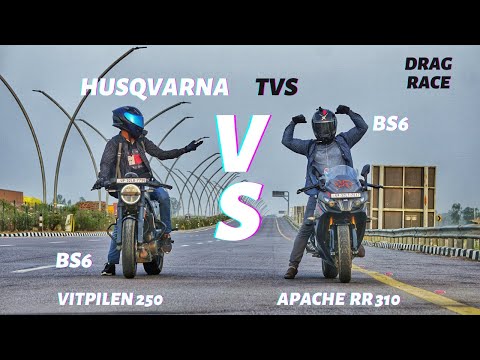 55307 Husqvarna Vitpilen 250 Vs Tvs Apache Rr 310 Bs6 Drag