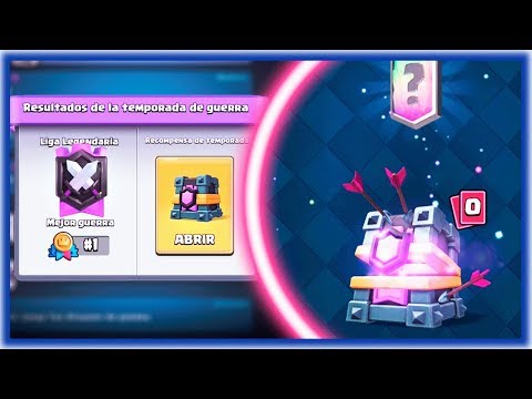 ASÍ ES UN COFRE TOP 1 DE 5700 COPAS DE GUERRA DE CLANES en Clash Riyale - WithZack