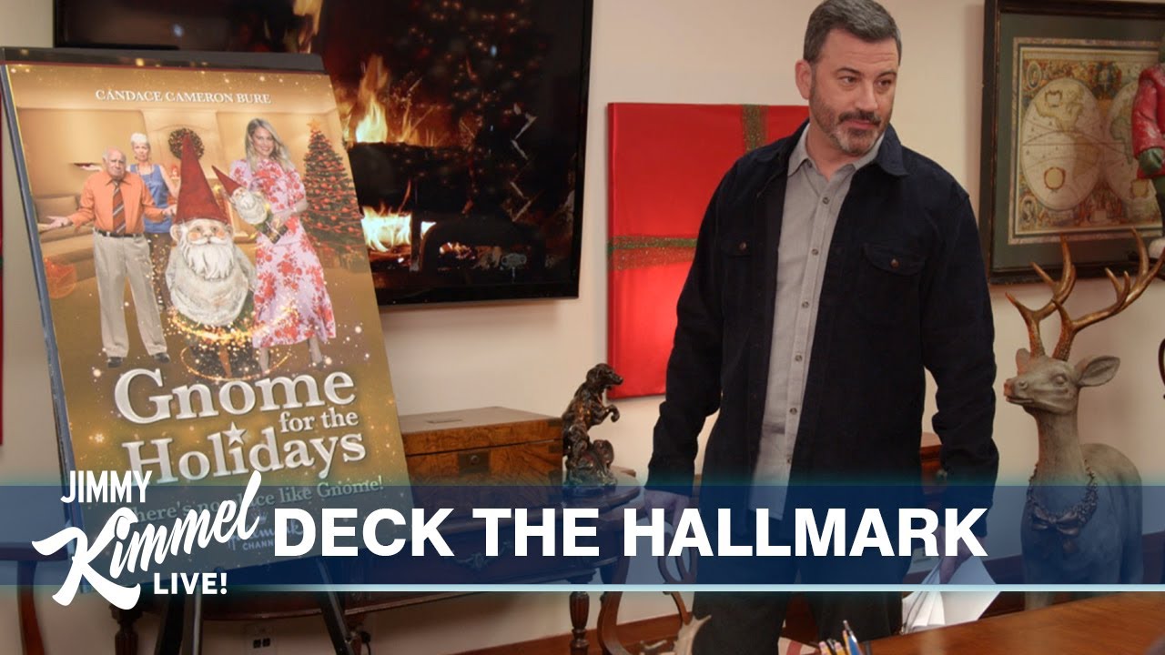 Jimmy Kimmel Pitches Holiday Movie Ideas to the Hallmark Channel