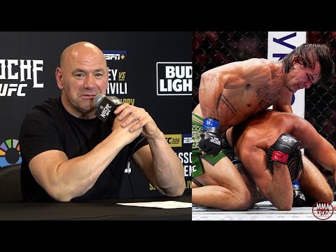 Dana White Reacts to Diego Lopes DEFEATING Brian Ortega at Noche UFC