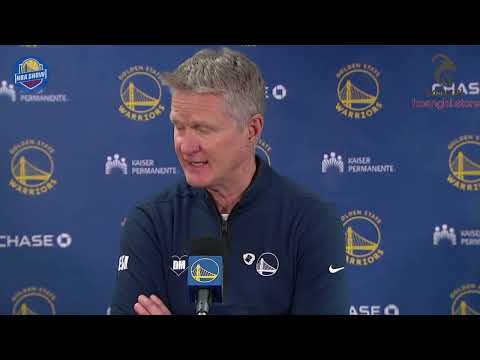 Steve Kerr Postgame Interview | Golden State Warriors beat Portland Trail Blazers 100-92