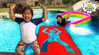 Epic Water Games with Ryan! Summer Fun in the Sun!