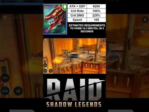 🔥FELLHOUND 5sec Farm QUICK GUIDE! #shorts| RAID Shadow Legends