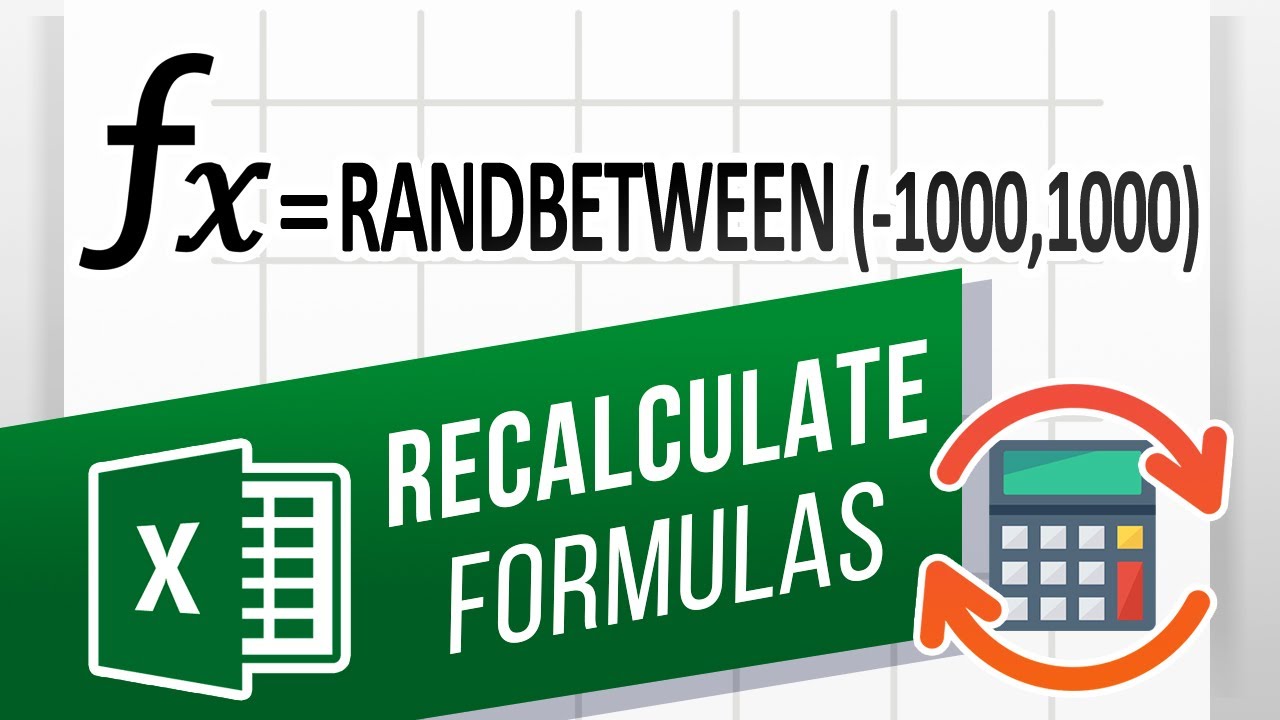 How to Refresh & Recalculate Formulas in Excel Switch from Automatic to ...