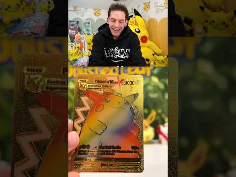 ILLEGAL Gold Pokémon Cards Found 👀