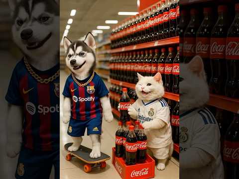 Cat & Dog | Dog Skateboards in the Wrong Place, Cat Teaches Him a Lesson!