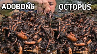 ADOBONG OCTOPUS | OUTDOOR COOKING | MUKBANG PHILIPPINES