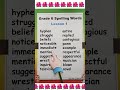 Identifying Words and Their Meanings