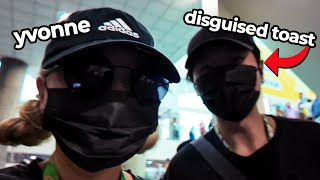 toast and i go undercover at Anime Expo until we get caught...