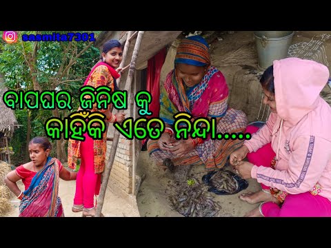 ବାପଘର ଜିନିଷ କୁ କାହିଁକି ଏତେ ନିନ୍ଦା...?// sasmita mishra vlog video #sasmita ❤️❤️🙏🙏