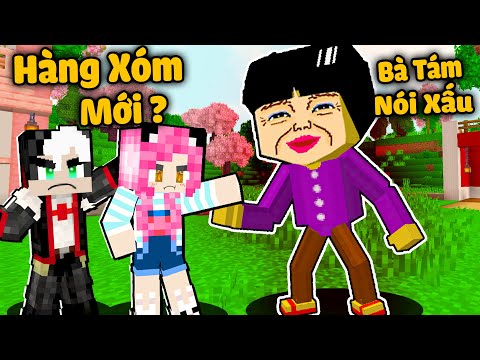 MỀU BẤT NGỜ KHI THẤY BÀ HÀNG XÓM KINH DỊ TRONG MINECRAFT*REDHOOD CHIẾN ĐẤU VỚI BÀ GIÀ BÊN CỬA SỔ