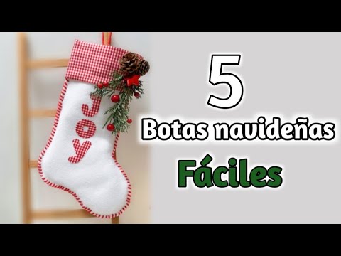 5 IDEAS BOTAS NAVIDAD 2024 | Manualidades Navideñas para Regalar o Vender 🎄 Ideias para Natal .