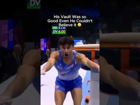 And He Won The Final 🥇 #gymnastics #vault  #olympics