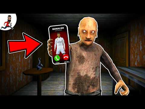 Ronaldo call Grandpa  ► funny horror granny game animation