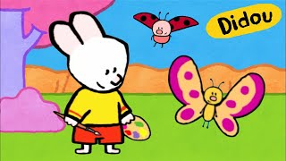 Didou dessine moi : Un Papillon 🦋  | Compilation Enfants