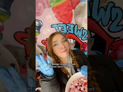 This gender reveal almost went SO wrong!!
