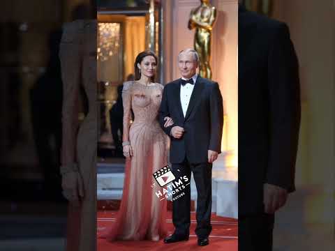 Putin photoshooting with Angelina Jolie #metgala #oscars #edit