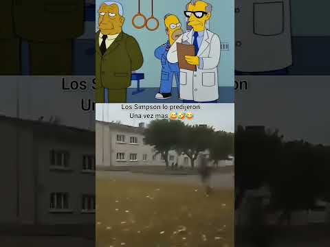 Una vez mas , Lo predijeron los Simpsons 😅🤣😂