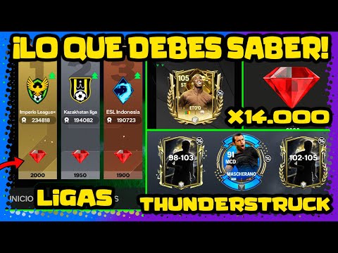 Cómo funciona el nuevo sistema de ligas y sus recompensas, Thunderstruck con muchas joyas y más