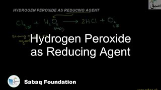 Hydrogen Peroxide as Reducing Agent