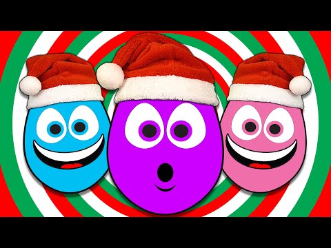 HO HO HO!  Baby Big Mouth Buddies Holiday Song!  Kids and Toddler Songs