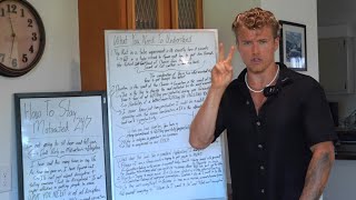 How to stay motivated 24/7 (￼The source of infinite energy)