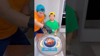 MrBeast Chocolate vs MrBeast Cake Ice Cream Challenge!🍨 #funny #feastables byEthan Funny Family