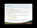 Understanding Articles in English