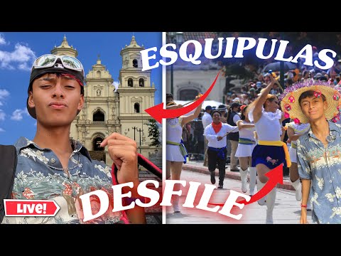 Viajamos a esquipulas y vimos un desfile