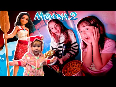 MINHA FILHAS assistiram MOANA 2 no CINEMA! NÃO ACREDITO no QUE a HAILEY APRONTOU... Pai Também Vloga